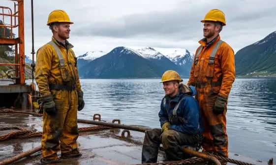 Зарплаты нефтяников на шельфе Норвегии